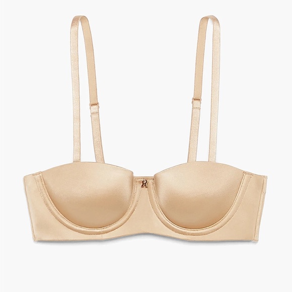 Savage X Fenty Honey Nude Core Microfiber Strapless Bra - Picture 9 of 11
